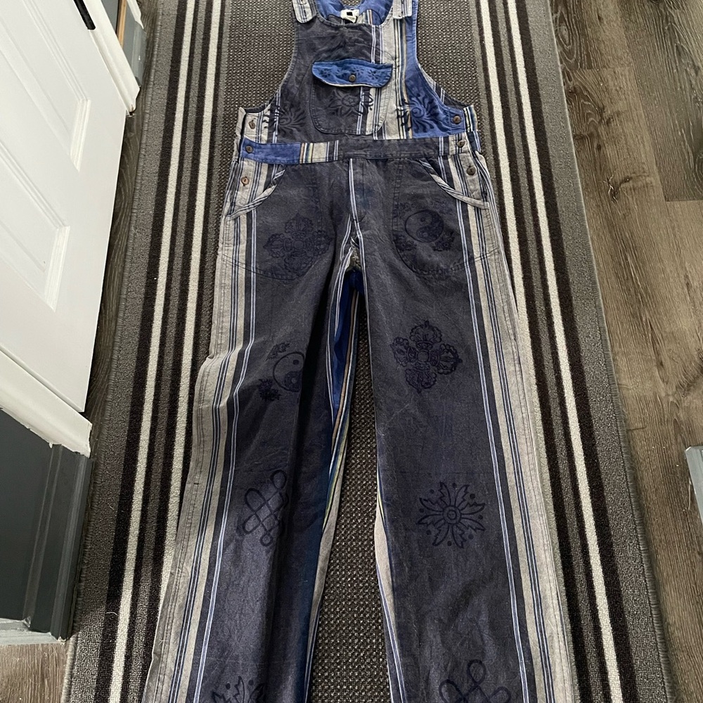 Chic Indigo Denim Overalls